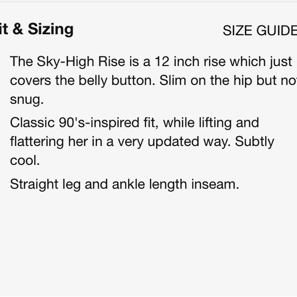 (HP)GAP Sky High Rise Cheeky Straight Jeans with Washwell - Picture 10 of 10